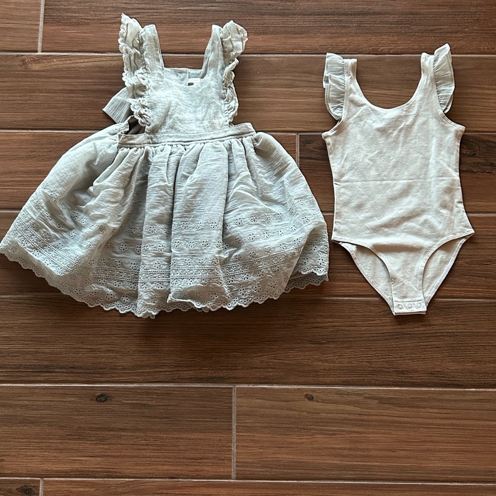 Noralee Provence dress - dusty blue 4T